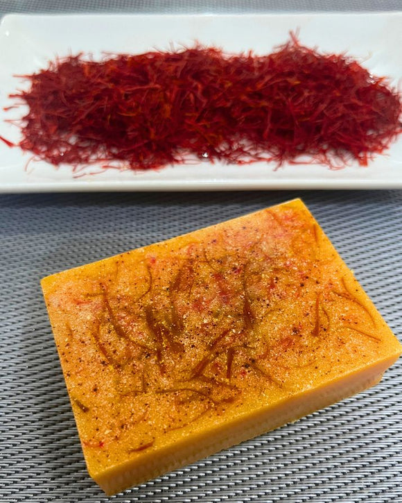 Herbal Whitening Saffron Beauty Soap With Goat Milk